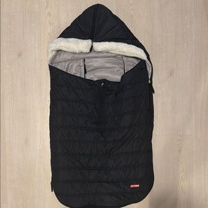 Warm Black Stroller Footmuff- lightly used